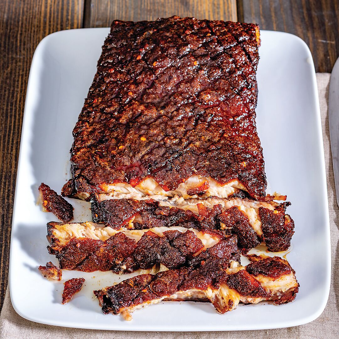 Sweet and Spicy Roasted Pork Belly Southern Cast Iron